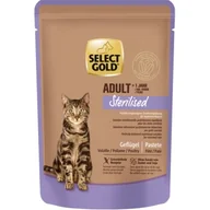 Mokra karma dla kotów - SELECT GOLD mokra karma dla dorosłych wysterylizowanych kotów z drobiem 12x85g - miniaturka - grafika 1