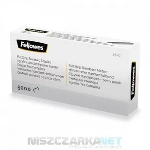 Fellowes Zszywki do zszywaczy biurowych LX 820 i LX 850 26/6 - pasek standardowy 5000 sztuk - Zszywki - miniaturka - grafika 1