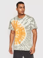 Koszulki męskie - HUF T-Shirt Sf Dye TS01630 Pomarańczowy Regular Fit - miniaturka - grafika 1