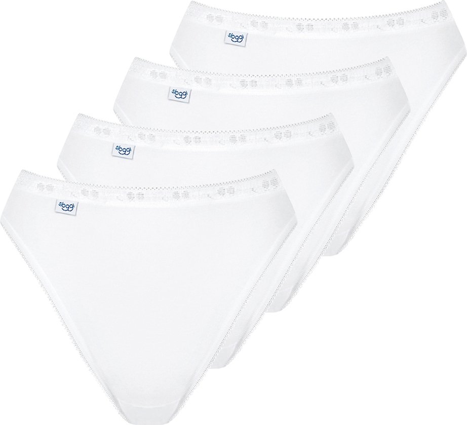 Sloggi majtki damskie - Tai, Basic+ 4-pack, gładkie białe XL