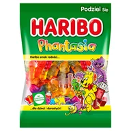 Cukierki - Haribo Phantasia Żelko-pianki o smaku owocowym i o smaku cola 160g - miniaturka - grafika 1
