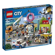 Klocki - LEGO City Otwarcie sklepu z pączkami 60233 - miniaturka - grafika 1