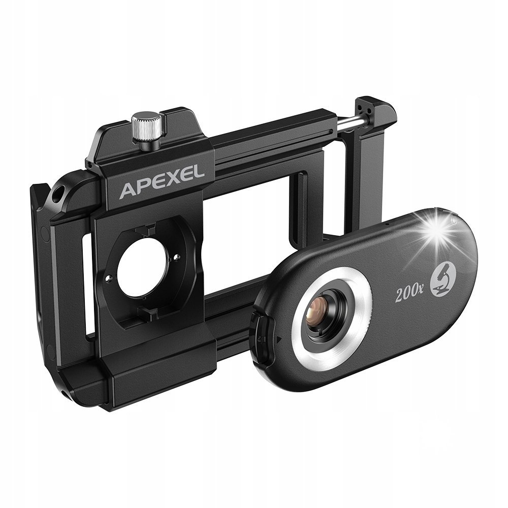 Obiektyw MIKROSKOP CYFROWY 200x z filtrem CPL do Telefonu Smartfona Telefon