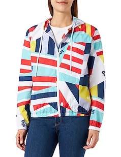 Love Moschino Damska kurtka o regularnym kroju bez podszewki, Wielokolorowy, 46 - Kurtki damskie - miniaturka - grafika 1