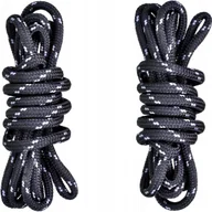 Akcesoria obuwnicze - CZARNE + SZARE paski Sznurówki do Butów Outdoor Adidasów Sznurowadła 100 cm - miniaturka - grafika 1