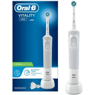 Oral-B Vitality 100 CrossAction Biały - Szczoteczki elektryczne - miniaturka - grafika 1