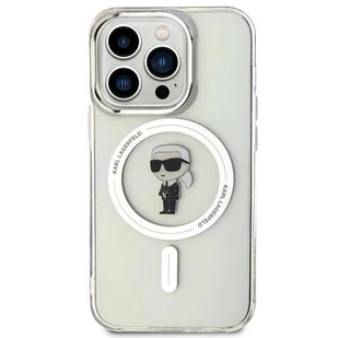 Etui Karl Lagerfeld IML Ikonik MagSafe na iPhone 15 Pro - przezroczyste - Etui i futerały do telefonów - miniaturka - grafika 3