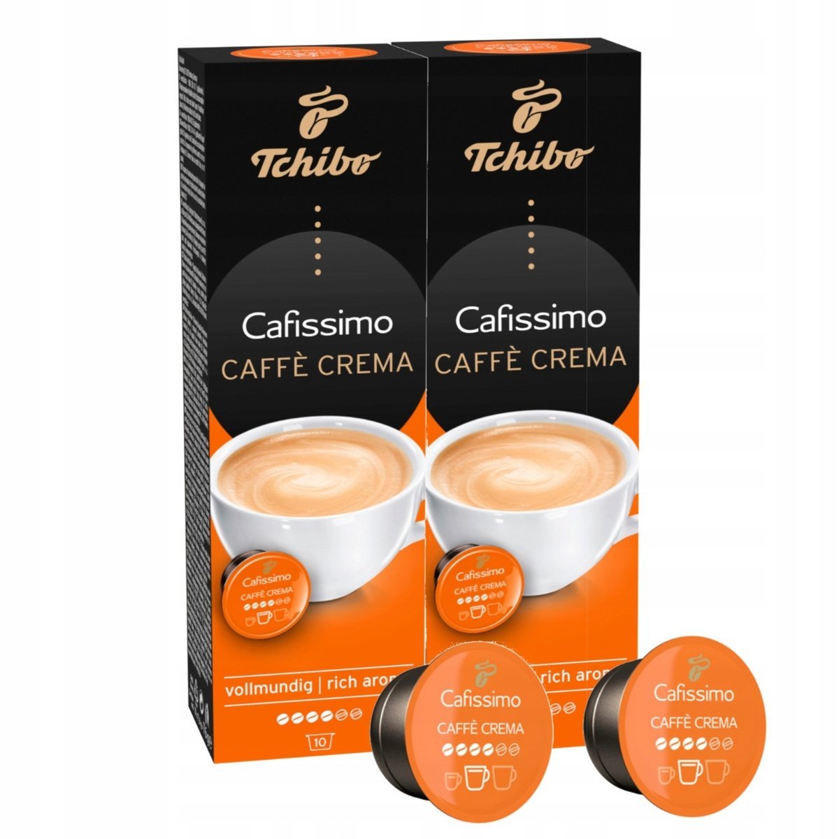 Tchibo Cafissimo Crema Rich Aroma 10x2 Kapsułek Arabika Zestaw