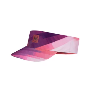 Czapki i chusty sportowe męskie - Daszek składany do biegania Buff Pack Speed Visor Wae Purple - grafika 1