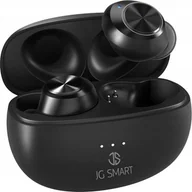 Słuchawki - JG Smart JGS-XY12 TWS czarny - miniaturka - grafika 1