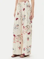 Spodnie damskie - ViCOLO Spodnie materiałowe TD0814 Beżowy Relaxed Fit - miniaturka - grafika 1