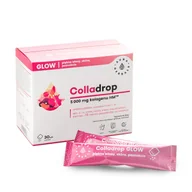 Suplementy naturalne - AURA HERBALS Colladrop Glow kolagen morski 5000mg AH2973 - miniaturka - grafika 1