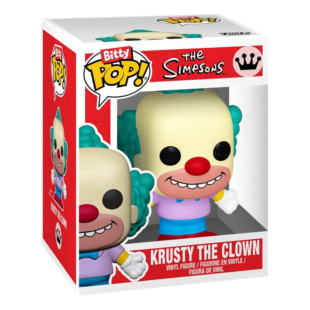 funko pop! simpsons bitty pop mini figurka krusty the clown 2.5cm