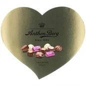 Bombonierki i czekoladki - Bombonierka w kształcie serca Anthon Berg Luxury Gold Heart 155g - miniaturka - grafika 1