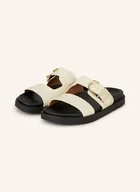 Klapki i japonki damskie - Tommy Hilfiger Klapki beige - miniaturka - grafika 1