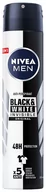 Dezodoranty i antyperspiranty męskie - Nivea Men Black&White Invisible Original Antyperspirant w sprayu 200 ml 730018 - miniaturka - grafika 1