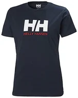 Koszulki i topy damskie - Helly Hansen Helly-Hansen Damska koszulka z logo Hh z krótkim rękawem, 598 Navy, S 34112 - miniaturka - grafika 1
