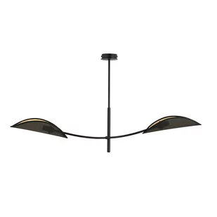 Emibig LOTUS 2 BLACK/GOLD 1106/2 lampa sufitowa żyrandol oryginalny Design abażury 1106/2 - Lampy sufitowe - miniaturka - grafika 2