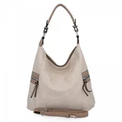 Torebki damskie - Uniwersalna Torebka Damska firmy Hernan HB0377 Beżowa - miniaturka - grafika 1