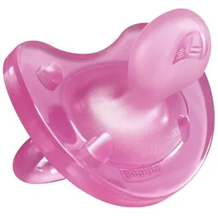 Chicco Phisio Soft Silikonowy różowyod urodzenia 00002711110000 - Smoczki do butelek - miniaturka - grafika 1