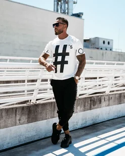 T-shirt męski OLAVOGA BONES 2024 biały XL - Fashionplace - Koszulki męskie - miniaturka - grafika 1