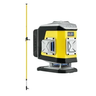 Poziomice laserowe - ZESTAW Laser krzyżowy Nivel System CL2B niebieski + tyczka LP-36 Nivel System - miniaturka - grafika 1