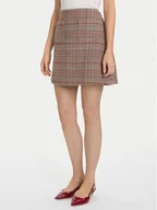 Spódnice - Tommy Hilfiger Spódnica mini Seasonal WW0WW48265 Beżowy Regular Fit - miniaturka - grafika 1