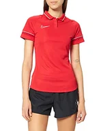 Koszulki i topy damskie - Nike Damska koszulka polo Academy 21 Polo Women czerwony University Red/White/Gym Red/White XXS - miniaturka - grafika 1