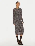 Sukienki - Patrizia Pepe Sukienka koktajlowa 8A1344 J221 YA19 Czarny Regular Fit - miniaturka - grafika 1