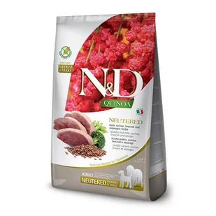 Farmina N&D Quinoa Dog Neutred Adult Madium & Maxi duck broccoli & asparagus 12 kg - Sucha karma dla psów - miniaturka - grafika 1