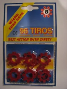 Pulio Kapiszony 8 strzałowe do bębenka 96 strzałów 0719 Wicke - Zabawki militarne - miniaturka - grafika 1