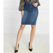 Spódnice - GUESS Jeansowa spódnica - miniaturka - grafika 1