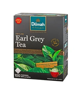 Herbata DILMAH EARL GREY 100 torebek x2g czarna bez zawieszki - Herbata - miniaturka - grafika 1