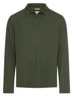 Koszulki męskie - Camel Active Koszulka polo w kolorze ciemnozielonym - miniaturka - grafika 1