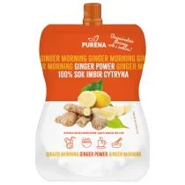 Purena Sok 100% imbir cytryna Ginger Morning 180 ml - Soki i napoje niegazowane - miniaturka - grafika 1