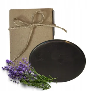 Mydło węglowe z czystymi olejkami eterycznymi i masłem shea - Lawenda, 85g - Mydła - miniaturka - grafika 1