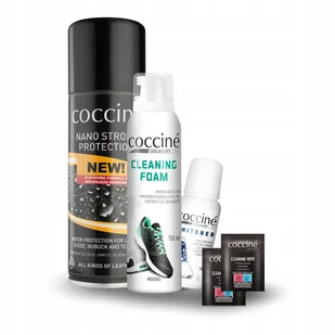 Zestaw do Czyszczenia Białych Butów Wybielacz Pianka Impregnat Chusteczki - Środki do obuwia i ubrań - miniaturka - grafika 1