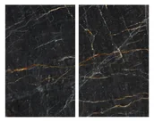 Obrusy i serwetki - Podkładki kuchenne Czarny marmur, 2 szt., szkło, 52 x 30 cm, Allstar - miniaturka - grafika 1