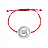 Bransoletki - Srebrna Bransoletka Znak Zodiaku WODNIK GRAWER - miniaturka - grafika 1