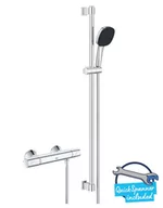 Zestawy prysznicowe - Grohe Precision Trend - Zestaw prysznicowy z termostatem, 3 strumienie, chrom 34855003 - miniaturka - grafika 1