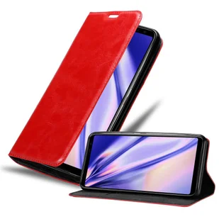 Etui Cadorabo na telefon Asus ROG Phone 3 w kolorze czerwonym z magnetycznym zamknięciem - Etui i futerały do telefonów - miniaturka - grafika 1