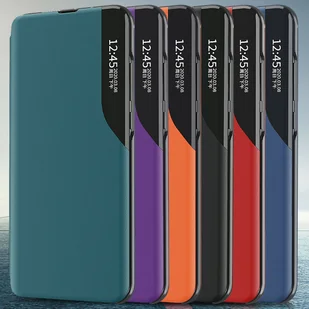Eco Leather View Case etui do Samsung Galaxy S23+ z klapką podstawka czerwone - Etui i futerały do telefonów - miniaturka - grafika 6