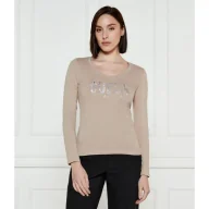 Bluzki damskie - GUESS Bluzka Slim Fit - miniaturka - grafika 1