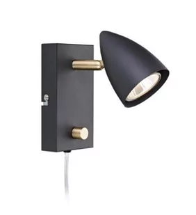 Markslojd Kinkiet LAMPA ścienna CIRO 106318 metalowa OPRAWA reflektorowa IP20 cz - Lampy ścienne - miniaturka - grafika 1