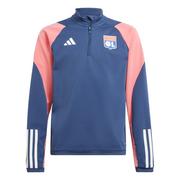 Odzież sportowa dziecięca - Bluza do piłki nożnej dla dzieci Adidas Olympique Lyonnais Tiro 23 Training - miniaturka - grafika 1