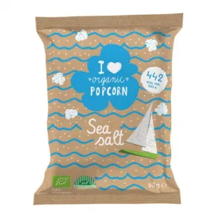 Hopi Popi Popcorn sól morska 60 g TAK - Popcorn - miniaturka - grafika 1