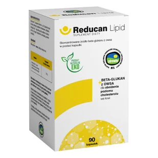 EVEREST Swiss Pharm Reducan LIPID -glukan z owsa 90 kaps. TT001524 - Suplementy naturalne - miniaturka - grafika 1
