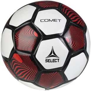 Piłka nożna Select Comet v24 biało-czarno-czerwona 18532 - rozmiar piłek - 5 - Piłka nożna - miniaturka - grafika 1