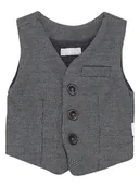 Bluzy i sweterki niemowlęce - Noppies Kamizelka "Stratmoor" w kolorze szarym - miniaturka - grafika 1