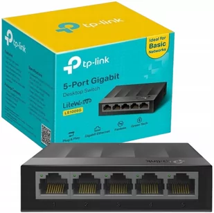 Switch Sieć Tp-Link Ls1005G Energooszczędny Gigowy - Switche - miniaturka - grafika 1